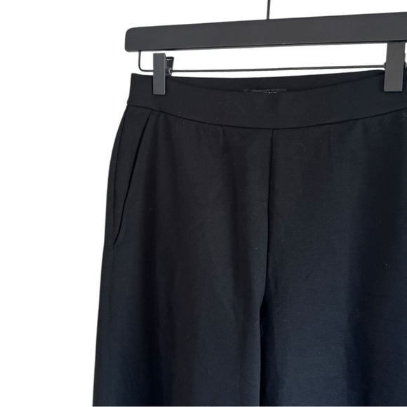 Eileen Fisher Tencel Ponte Cropped Wide-Leg Pant XS Black - Picture 4 of 7